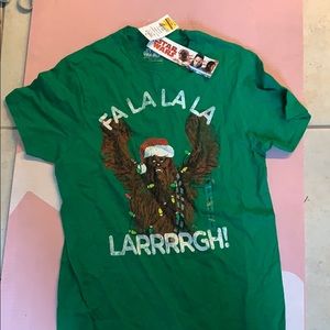 BRAND NEW NEVER WORN Chewbacca Christmas shirt